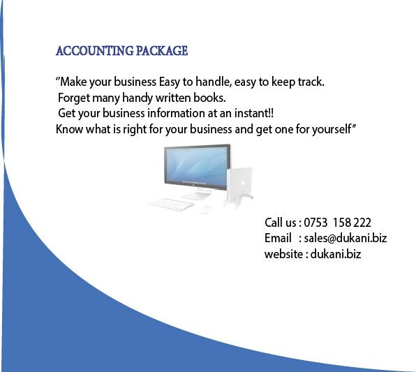_dukani's tweet photo. Our Accounting Package. https://t.co/CGO7AtRxjY