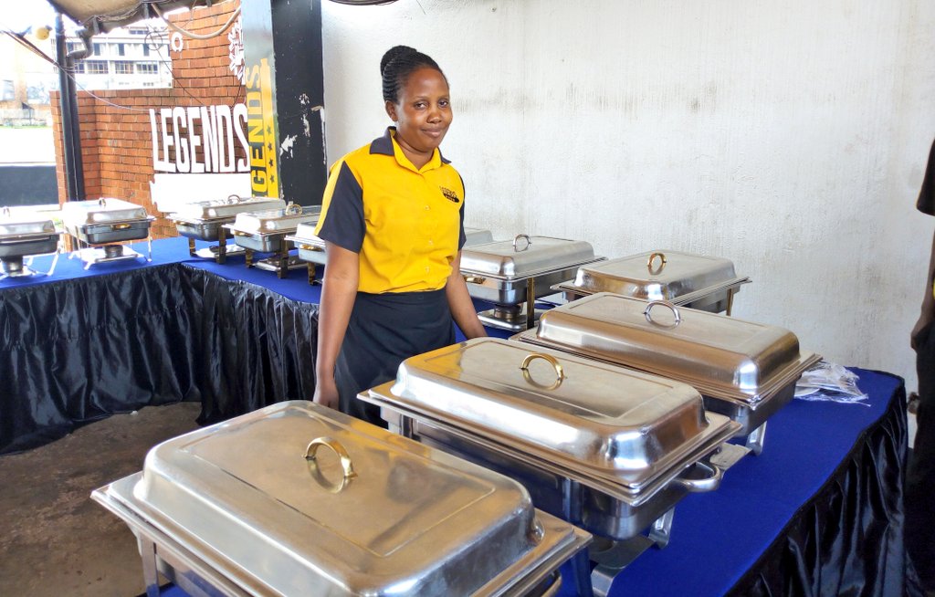 LegendsKla's tweet photo. Lunch has been served...
Muje tuliye - Lydia is waiting to serve you all your favorite dishes today... #LegendsBuffet - all you can eat. #LegendBar https://t.co/bJvjLb7gmH