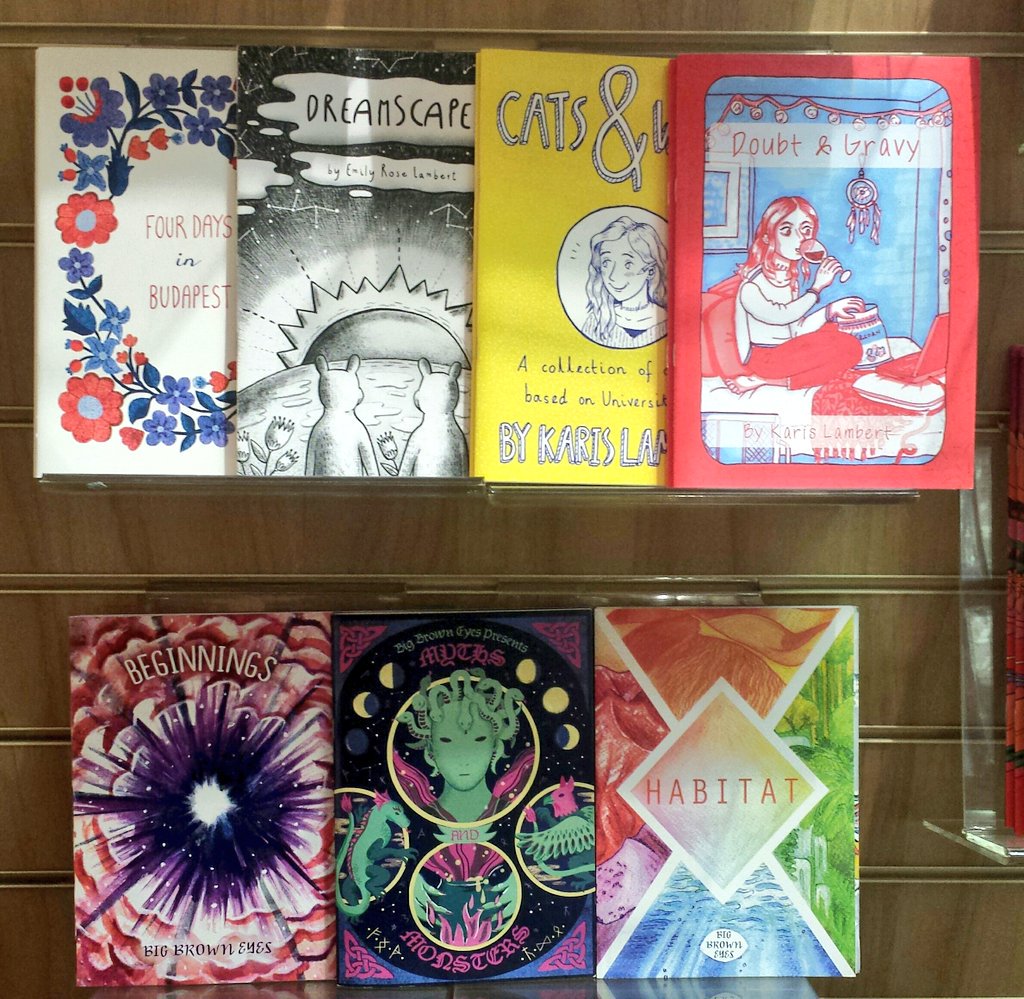 TravellingManUK's tweet image. Manchester just got in a veritable smörgåsboard of small press from the Big Brown Eyes Collective. An illustration &amp;amp; comic collection of three sisters! Think the Brontës but self published and without the need for pseudonyms!