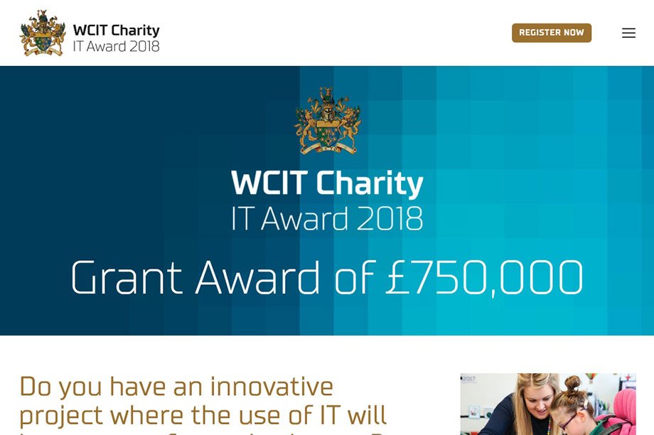 ThirdSector's tweet photo. IT award worth £750,000 up for grabs from The Worshipful Company of Information Technologists https://t.co/tsltGNpD7Y https://t.co/2RRAU3xood