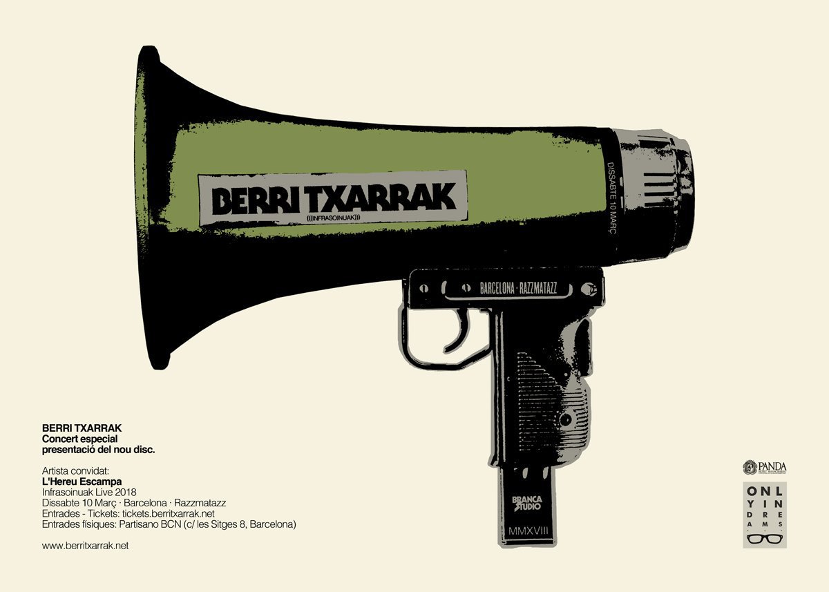 Crónica: Berri Txarrak (<a href="/berritxarrak/">Berri Txarrak</a>) + L'Hereu Escampa (<a href="/lhereuescampa/">L'HEREU ESCAMPA</a>) @ Sala Razzmatazz, Barcelona (10-03-2018)

ctrlrockmag.com/cronicas/croni…

#Rock #Metal #Punk #PostHardcore #BerriTxarrak #LHereuEscampa

/cc <a href="/gordiscos/">GOR Discos</a> <a href="/famelicrecords/">Famèlic</a>