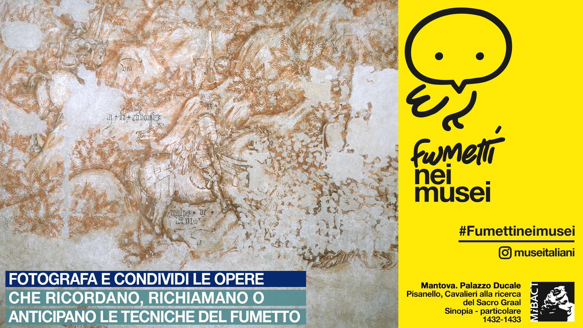 Il #marzoalmuseo è dedicato ai #fumetti per il progetto e la mostra #Fumettineimusei: cerca le opere dei #museitaliani che ricordano o anticipano le tecniche del #fumetto, scatta e condividi! La mostra è a ingresso gratuito.
🤳🏼instagram.com/museitaliani  
📱beniculturali.it/marzo18