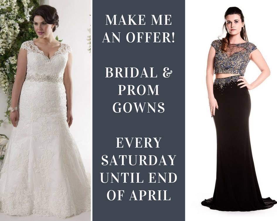 Come and grab a bargain! #weddingdress #plussizebride #plussize #prom2k18 #promdress #partydresses #partytime #cruise