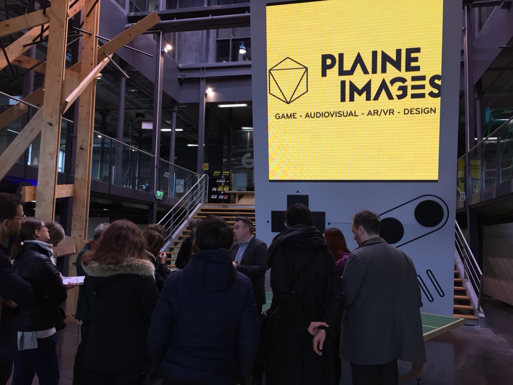 Suite et fin de la visite presse <a href="/Quartier_Union/">L'Union</a> et #Lainiere avec un arrêt à la @plaineimages