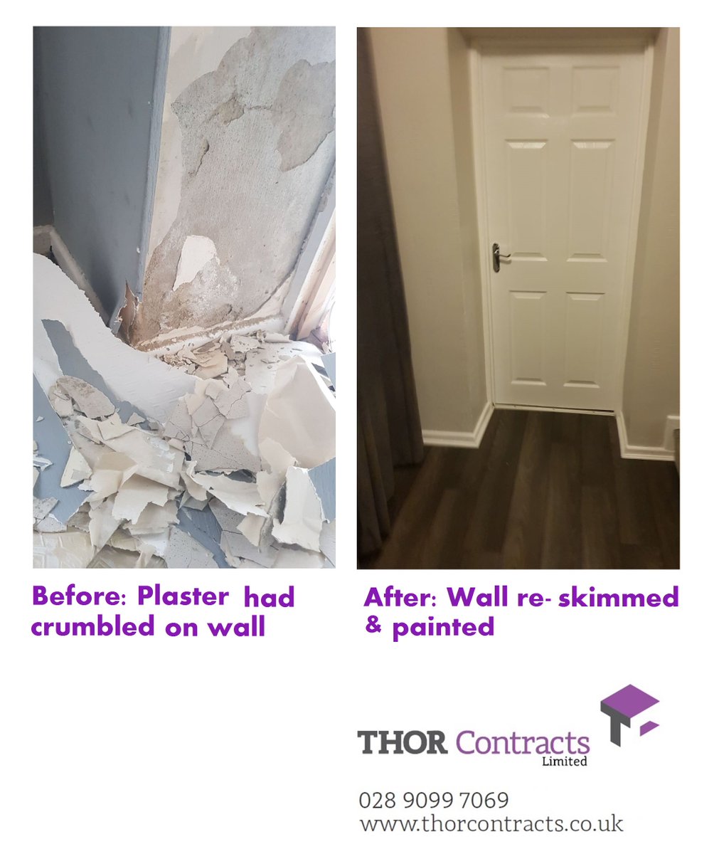 #Beforeandafters of a family home we freshened up in prep for their newest addition!We painted walls,woodwork&radiators,laid carpet &wooden flooring.The family were very happy with the finished work&we were very happy to hear of the safe arrival of their baby boy!
👶🏻 #TeamThor