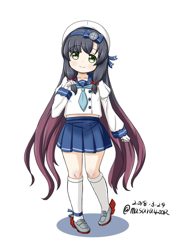 松輪(艦これ) 「#艦これ版深夜の真剣お絵描き60分一本勝負
 #艦これ版真剣お絵描き60分一本勝」|マサラ@Trident660のイラスト