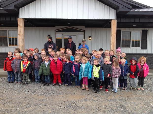 tkc2256's tweet photo. On Mon, Mar 26 the PK, K, &amp; 1st gr students visited Beavers' Dairy Farm. The students observed the robot milking the cows &amp; the robot sweeping silage out of the aisle and back towards the cows. The tour was very interesting &amp; informative. Thank you Brett Beavers! https://t.co/QdXfMzLnJT