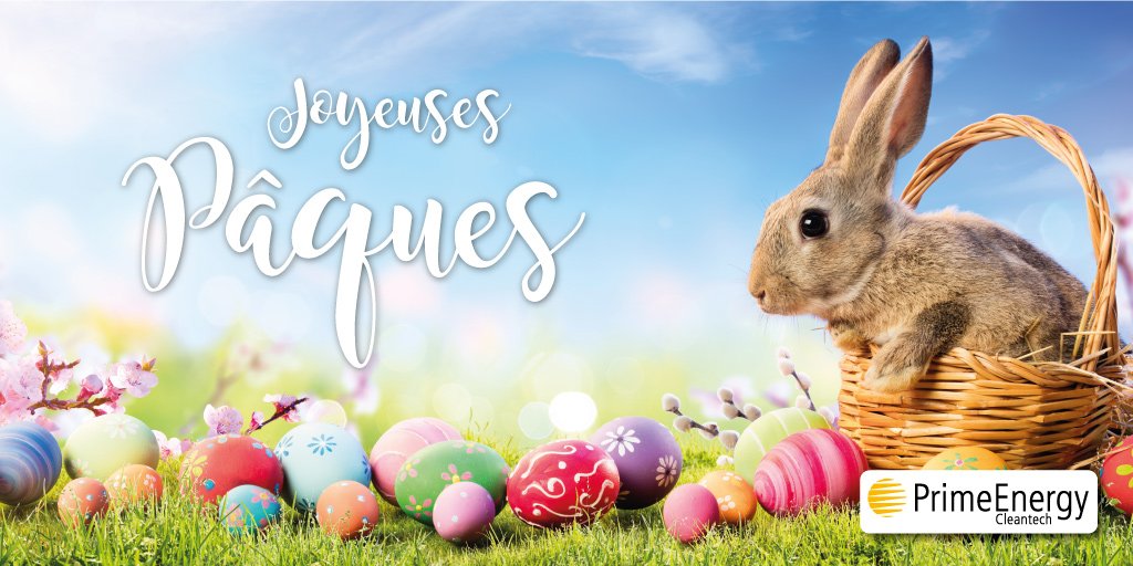 PE_Cleantech's tweet photo. Joyeuses Pâques avec PrimeEnergy !
#Paques #Easter #photovoltaic #primeenergy https://t.co/uenlETENTu