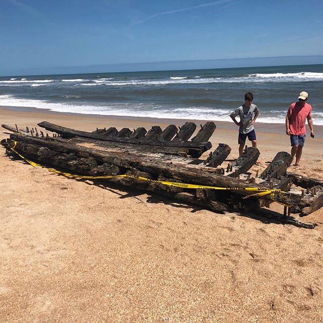 It’s not every day that an ancient ship washes up on our county beaches! ift.tt/2E4ZA3o