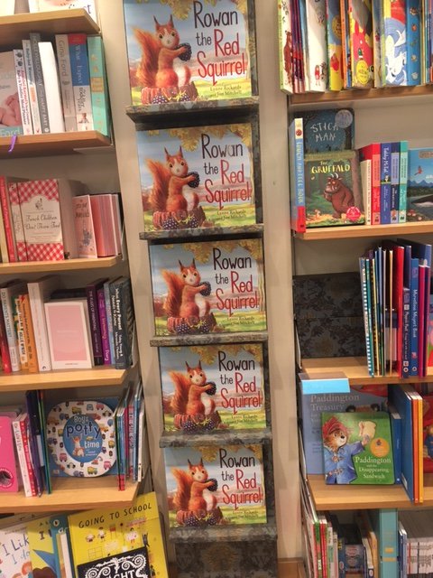 FraserRossLA's tweet photo. Hats off to the good people in the @WaterstonesBYR - this kind of display lifts the spirit, especially if you’re @LynneRickards and illustrator #JonMitchell @DiscoverKelpies or #FraserRossAssociates #RowantheRedSquirrel
The launch will be there soon - more info to come https://t.co/6Ar5w2llJh