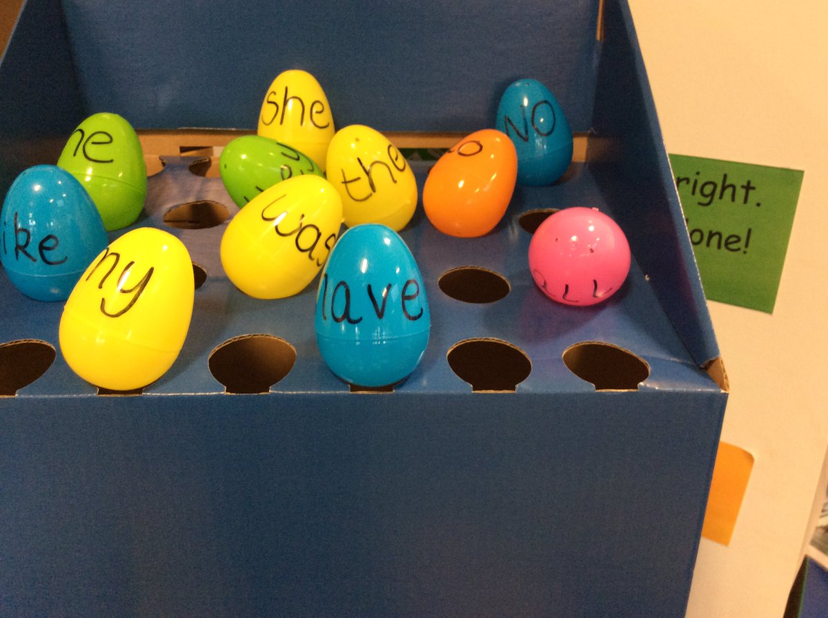 FSStLukes2017's tweet photo. Today we had a tricky word egg hunt in Ladybirds and Hedgehogs-we were very egg-cited!!! 😂 https://t.co/ZHupnY7SGG