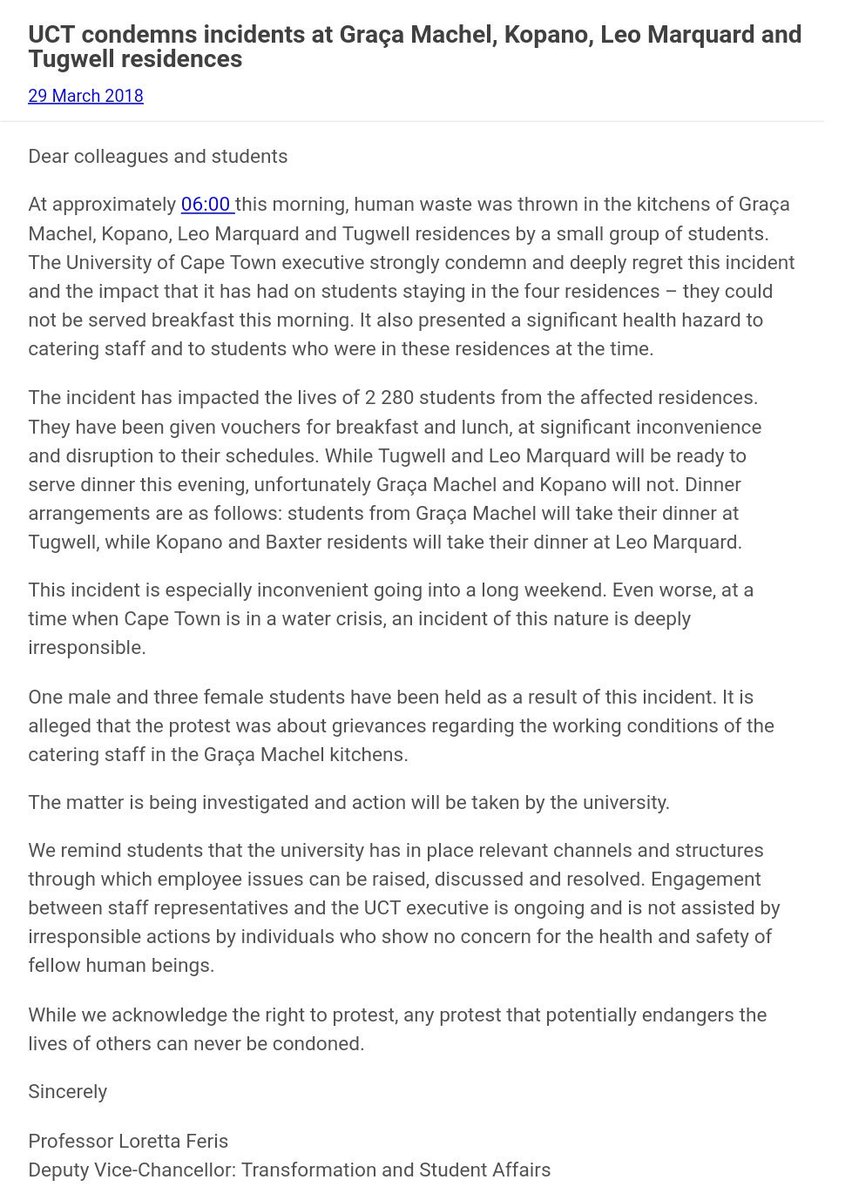 UCTReport's tweet image. More on today.