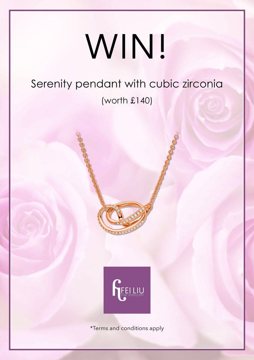 Clarkes_Sutton's tweet photo. Win the @feiliufinejewellery Serenity pendant! Visit us in store and see the beautiful new collection! #silver #jewellery #FeiLiu https://t.co/aKoN2OLquv