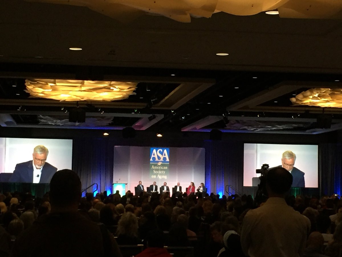 JTTucker7's tweet photo. Listening to a session about Alzheimer’s innovation. Powerful stories and interesting research being shared. #AiA18 https://t.co/V6ZB1LGcN4