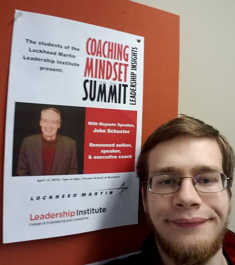 Mike_Siegert_Jr's tweet photo. The Summit is nearly here. The posters around Benton have really started to make the Summit feel real. As a member of the Summit team, I can't wait to present all of Cohort 6's hard work on April 13th! #MuEngLdrInst https://t.co/j8W7FlZrqJ