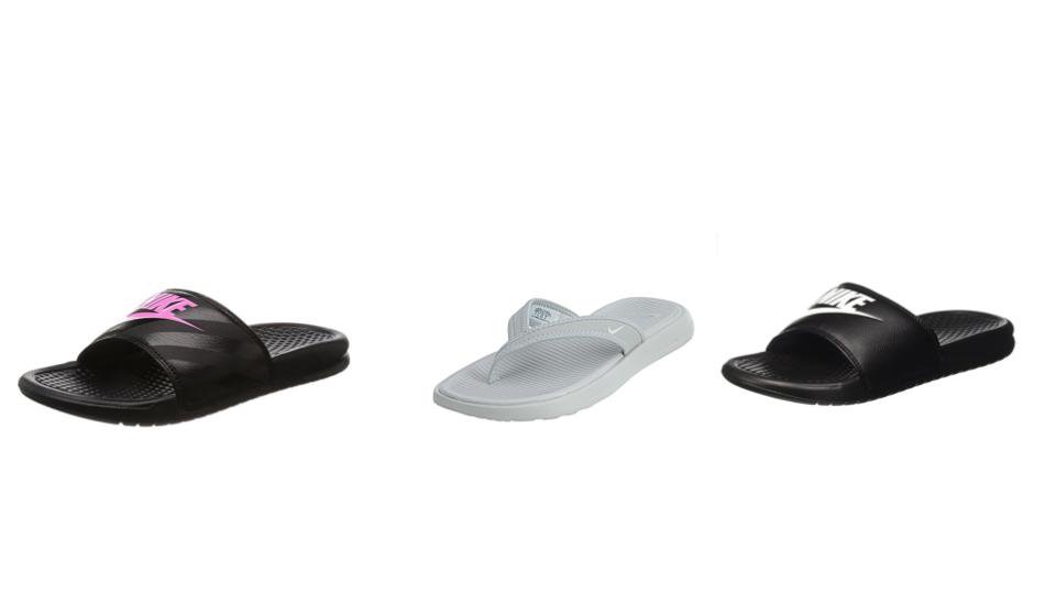goodbuysalltime's tweet image. These are the Most Comfortable Sandals you will ever put on your feet #ad  bit.ly/NikeSladesFlip… #Nike #Benassi #Slides