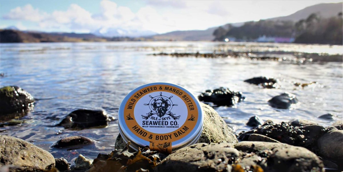 Excited to announce launch of my next product "Wild Seaweed and Mango Butter Hand and Body Balm", made using seaweed that is sustainably harvested by hand from the shores of Skye.

Please PM me if you'd be interested in stocking it or have any questions. #seaweed #cosmetics #wild