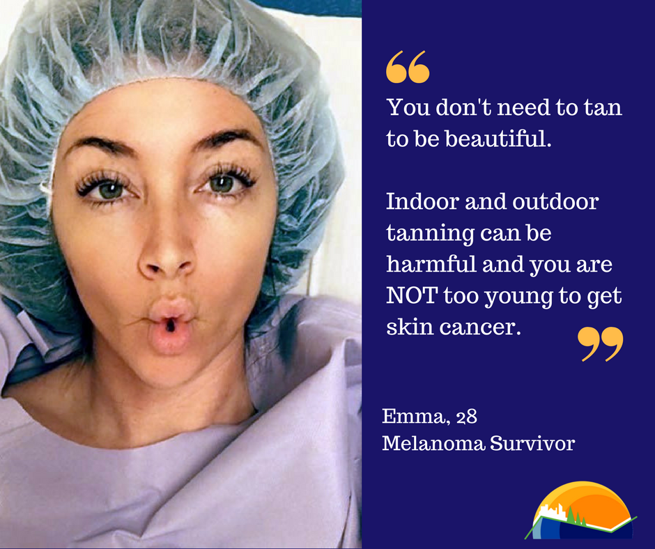 CDC_EPHTracking's tweet photo. Exposure to UV light from the sun or tanning beds increases your risk for developing #melanoma. Nobody is immune to melanoma -- so schedule your annual skin cancer check! https://t.co/zeaLlQAVEB #FacesofTracking https://t.co/iKy8t5VjQq