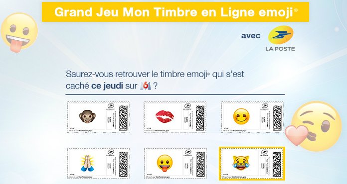 La Poste Concours Vers 19h45 Trouvez Le Timbre A Imprimer Emoji Cache Sur M6 Vous Gagnerez Peut Etre Un Sejour D Une Valeur De 600 Bonne Chance Reglement Disponible La Poste Concours Vers 19h45 Trouvez Le Timbre A Imprimer Emoji Cache Sur M6 Vous Gagnerez Peut Etre Un Sejour D Une Valeur De 600 Bonne Chance Reglement Disponible