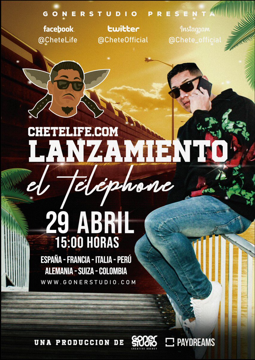 CheteOfficial's tweet photo. Se viene lo ultimo... #ElTéléphone 
#Videoclip #trapperuano #trap https://t.co/OnbcuQ1yVP