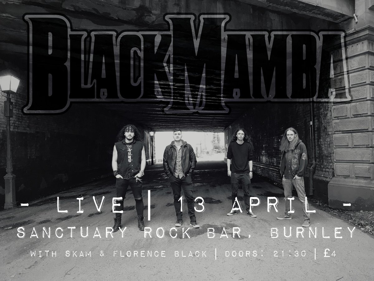 || NEXT SHOW ||
We are back at the <a href="/SanctuaryBar1/">Sanctuary Burnley</a> a year after we launched our debut album Alive N' Violent!
With <a href="/SKAM_UK/">SKAM</a> and <a href="/florenceblackUK/">Florence Black</a>