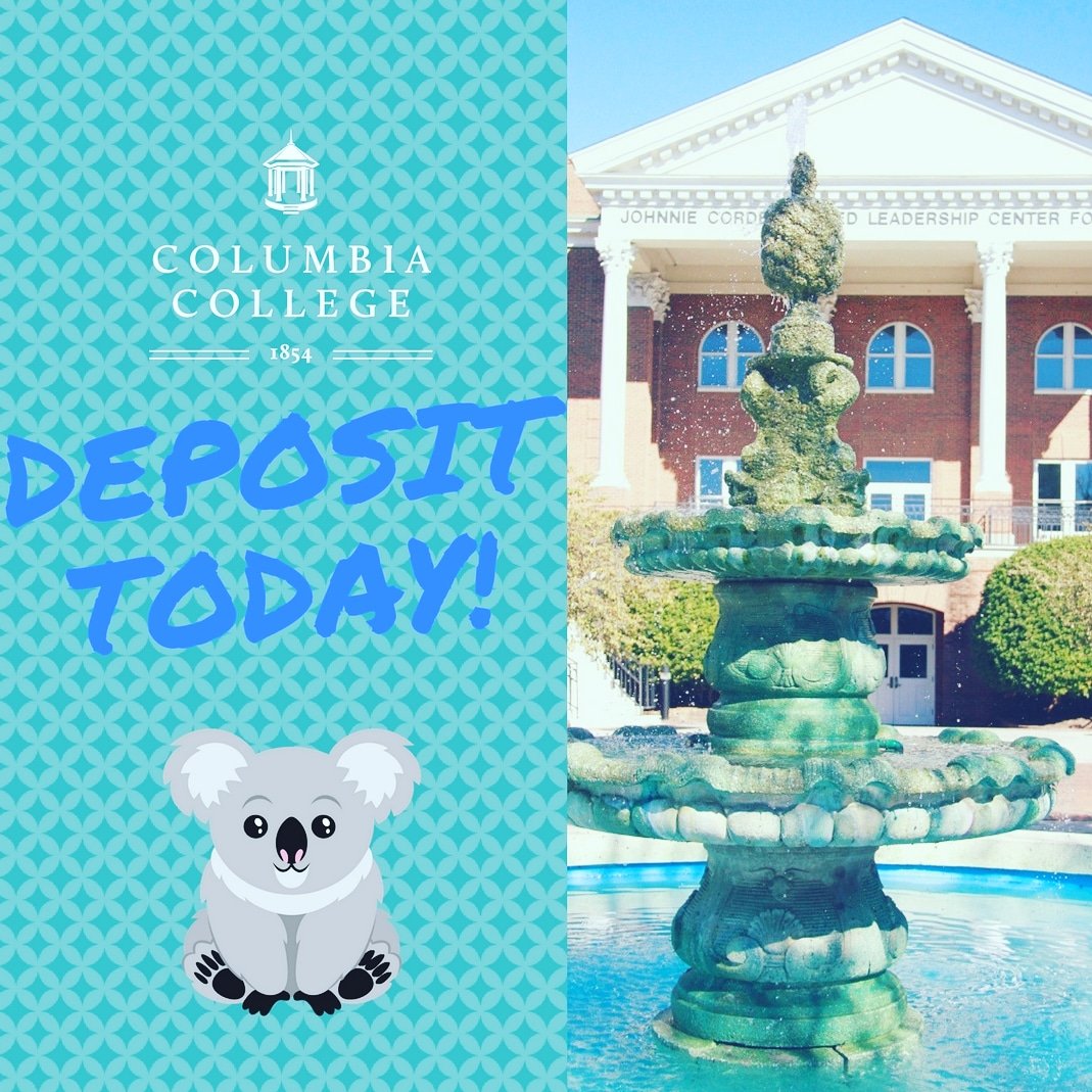 Already know that you're a #FutureKoala? Send us your reservation deposit today to save your place in the class of 2022! #CCofSC 🐨🐨🐨