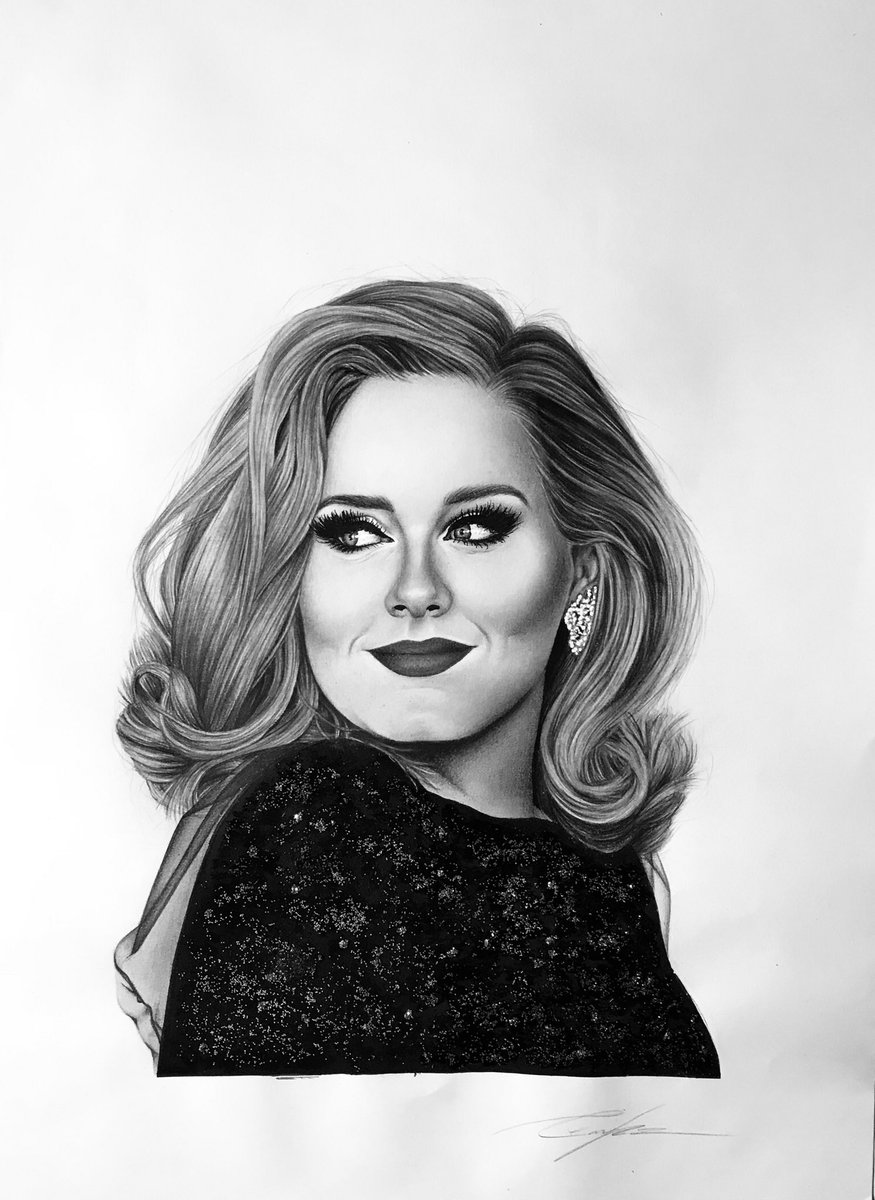 Katja_art_'s tweet photo. Adele No. 29 
#weloveyouadele #adele #laurie #blue #Adkins #hello #drawing #portrait #adeledrawing #daydreamer #adele25 #queen #loveher #adeleart #fanart https://t.co/MLetpYhj9R