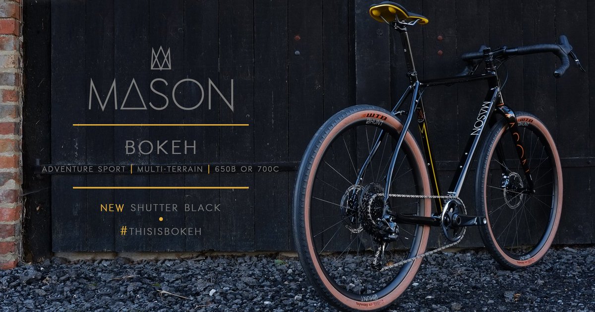 Bokeh | ShutterBlack
.
Stunning new black Bokeh’s are being painted in #Italy now.
.
Limited Release.
.
Pre order on the site now.
.
Optional <a href="/HuntBikeWheels/">HUNT Wheels</a> AdventureSportCarbonDisc 650b, <a href="/RitcheyLogic/">RITCHEY - Official</a> VentureMax bar @ridewtb Byway 47mm tyres.
.
#thisisbokeh #RideDrivenDesign