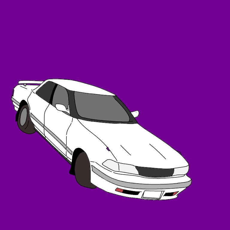 yuto_R35's tweet image. #Markll  #車  #アナログ  #デジタル化  #途中結果 
車のツヤ感出すの難しいからまた今度にしよう♪ sketch.pixiv.net/items/90174541…