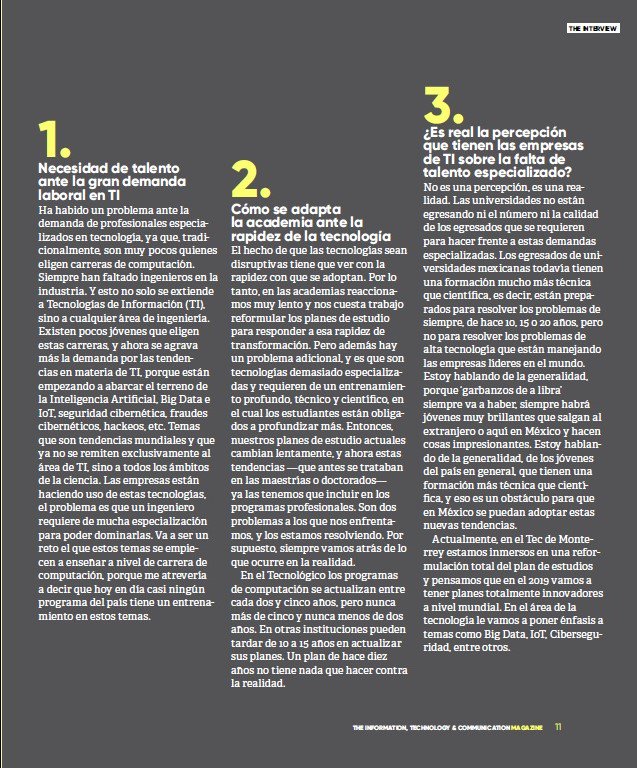plugitmag's tweet image. Los planes de estudio se han vuelto obsoletos frente al vertiginoso avance de la tecnología. Checa lo que nos reveló en entrevista el Dr. Hugo Elizalde, director de la División de la Escuela de Ingeniería del ITESM campus Ciudad de México. #TIC: ow.ly/pq6o30jamT3
