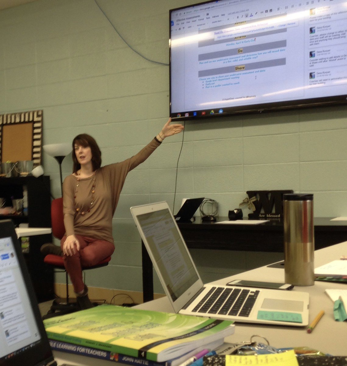 HarperCassi's tweet photo. Good stuff from @danarunyan and @mrssechler about assessments this morning. So blessed to work with a team of learners. #learningisimproving https://t.co/X3kmnrWZ31