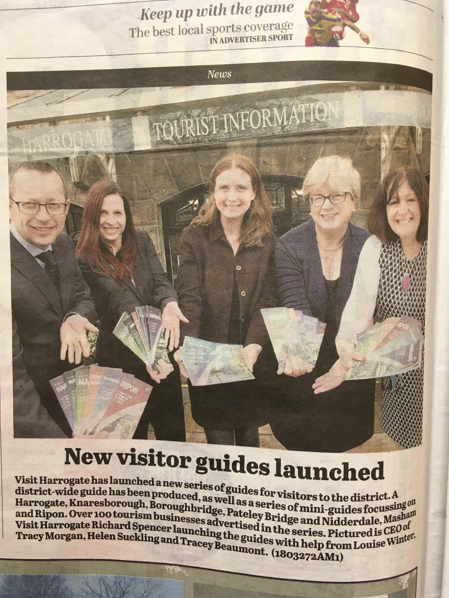 VisitHarrogate's tweet image. Our brand new #VisitorGuides are out now, pick up a copy from your local Tourist Information Centre #Harrogate #Ripon #Knaresborough #Masham #Boroughbridge #PateleyBridge &amp;amp; #Nidderdale @causeuk @howstean
