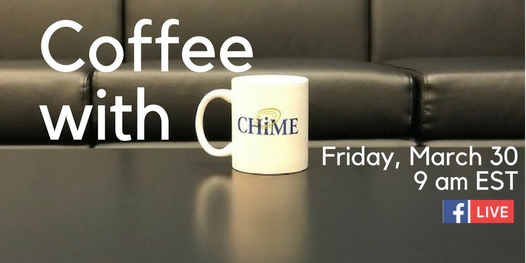 CIOCHIME's tweet image. We have exciting news to share about Most Wired and Transform IT! Bring your coffee and join us tomorrow! facebook.com/CIOCHIME/
#CHIMEMostWired #TransformIT
