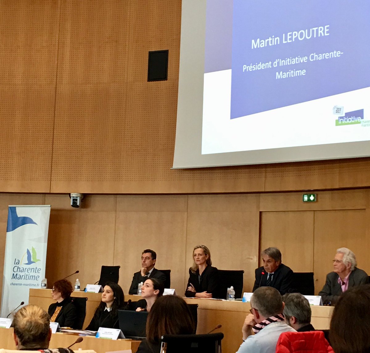 ChadjaaSally's tweet photo. 20 ans d’ #initiativecharentemaritime @InitiativeFR 283 entreprises accompagnées dans le département 17 @SMarcilly avec un Président dynamique Martin Lepoutre @StephaneAug https://t.co/5KNLF9hysh