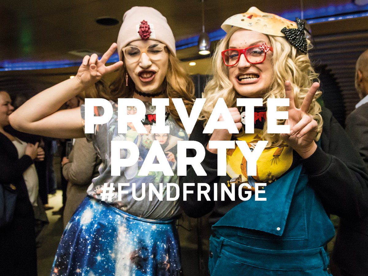 Fancy a private party in the heart of #BrightonFringe, complete with pop-up performances, drinks and nibbles...? Find out more Tuesday April 3 #FundFringe