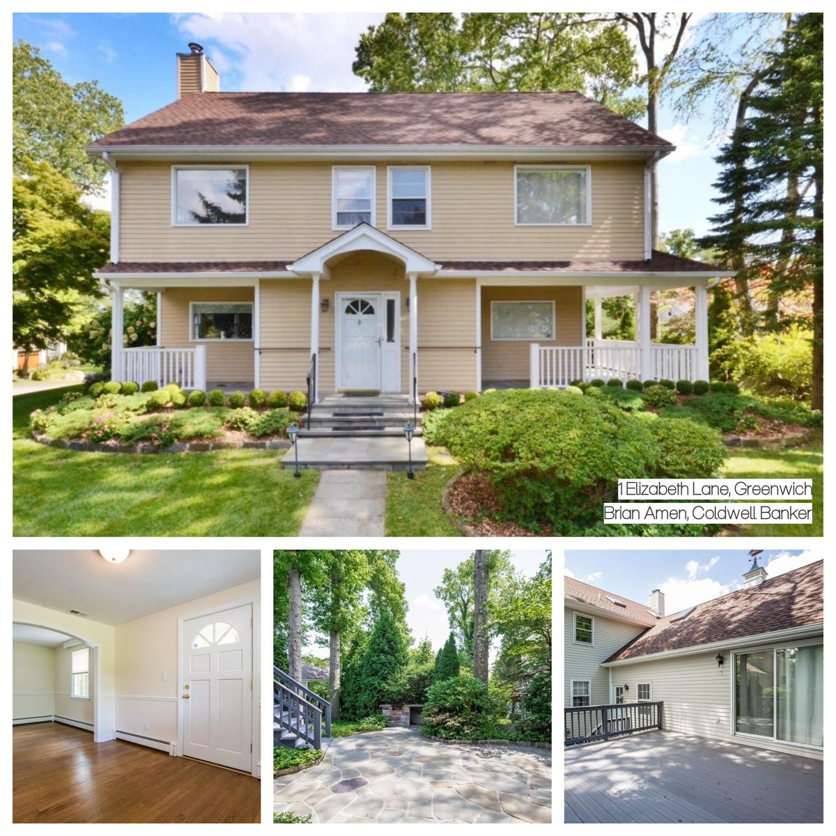 brianamen's tweet photo. #ForSale Well-located 4 bed/4.5 bath Colonial in Riverside. 2 car attached garage, deck for entertaining, and minutes away from train and shopping. Great place to call home https://t.co/DLc23o2fXl #GreenwichCT #CTRealEstate #CTRealtor https://t.co/Ai9EzyNYSY