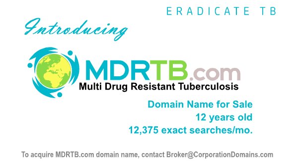 MedDomainNames's tweet photo. MDRTBยทcom #DomainName for sale. Multiple drug resistant #tuberculosis #mdrtb #TB #TBThursday #tuberculosis #Domains #domainnames #Domain #DomainsForSale #DomainList #drug #drugs #multidrug #drugresistant #drugresistance #Pharmaceuticalmedicine #Pharmaceutical #RX #Pharma #CDC https://t.co/wbOa4VQ64u