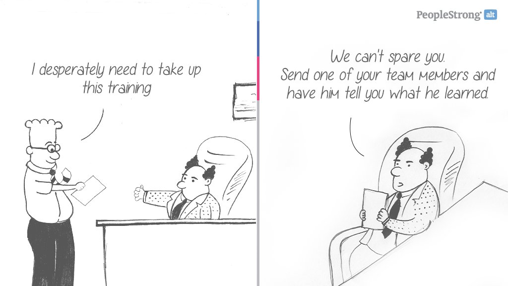 peoplestrong's tweet photo. Are you and your employees struggling to allocate time for essential #training and #learning sessions? Switch to #AltLearning and enjoy the luxury of self-paced learning with on-demand 24x7 access. Know more: https://t.co/TadGmgEark #SimplifyWorklife https://t.co/ZSqaSjrz2L