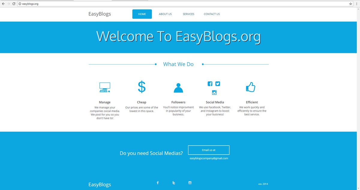 Easy_Blogs's tweet image. The website is complete so check it out! The future is now! #WebsiteDesign #easyblogs