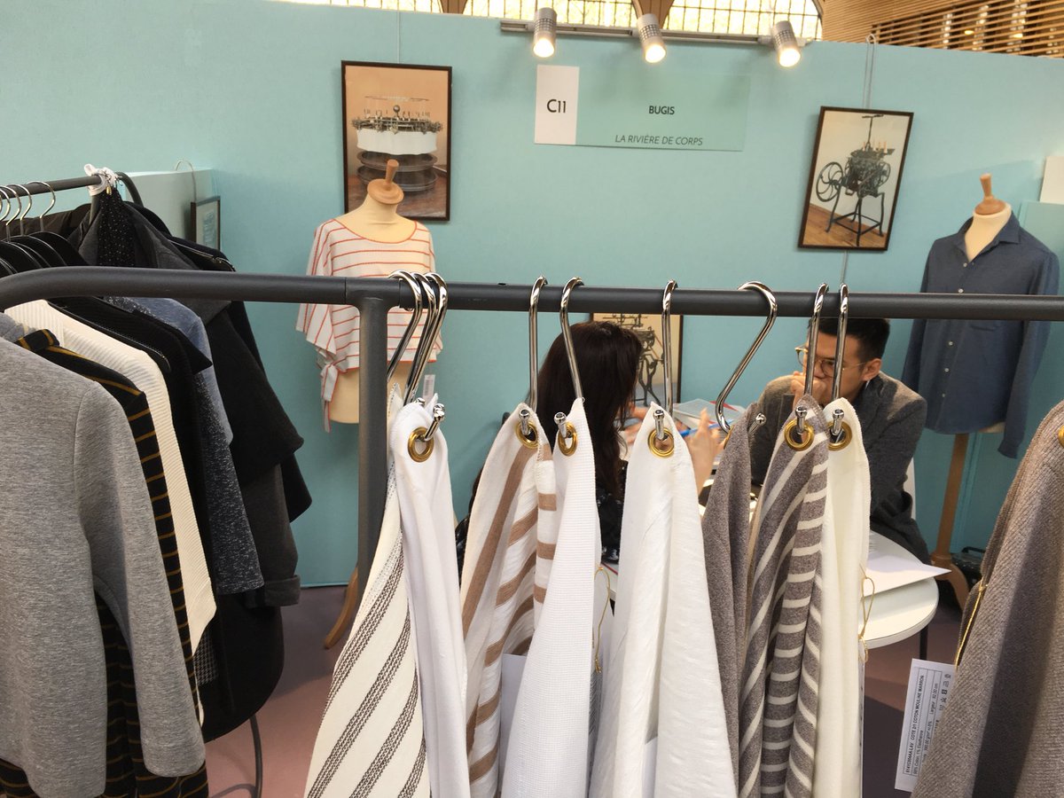 IntegralTextile's tweet photo. Le textile troyen présent en force au salon #mifbypv @Bugis_Groupe @atelierariane @bonneteriechanteclair @emo #savoirfairefrançais #fashion https://t.co/zu5T01ITki