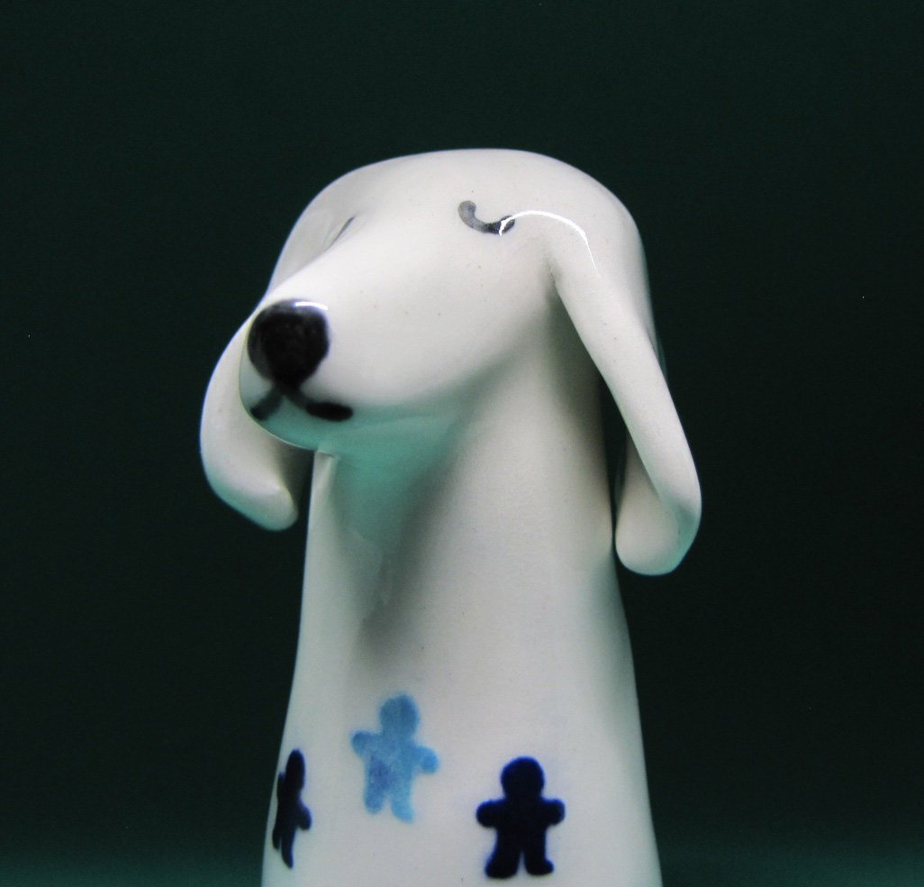 Excited to share the latest addition to my #etsy shop: Blue Doggie Clay | Funny Pet Owner Dogs Pets | Doggy Gifts Dachshund Miniature Dog Sculpture, White And blue Dog, Dog mum, dog mom, dog dad etsy.me/2E3RsQV #art #funnypet #ownerdogspets #doggygifts #dogscul