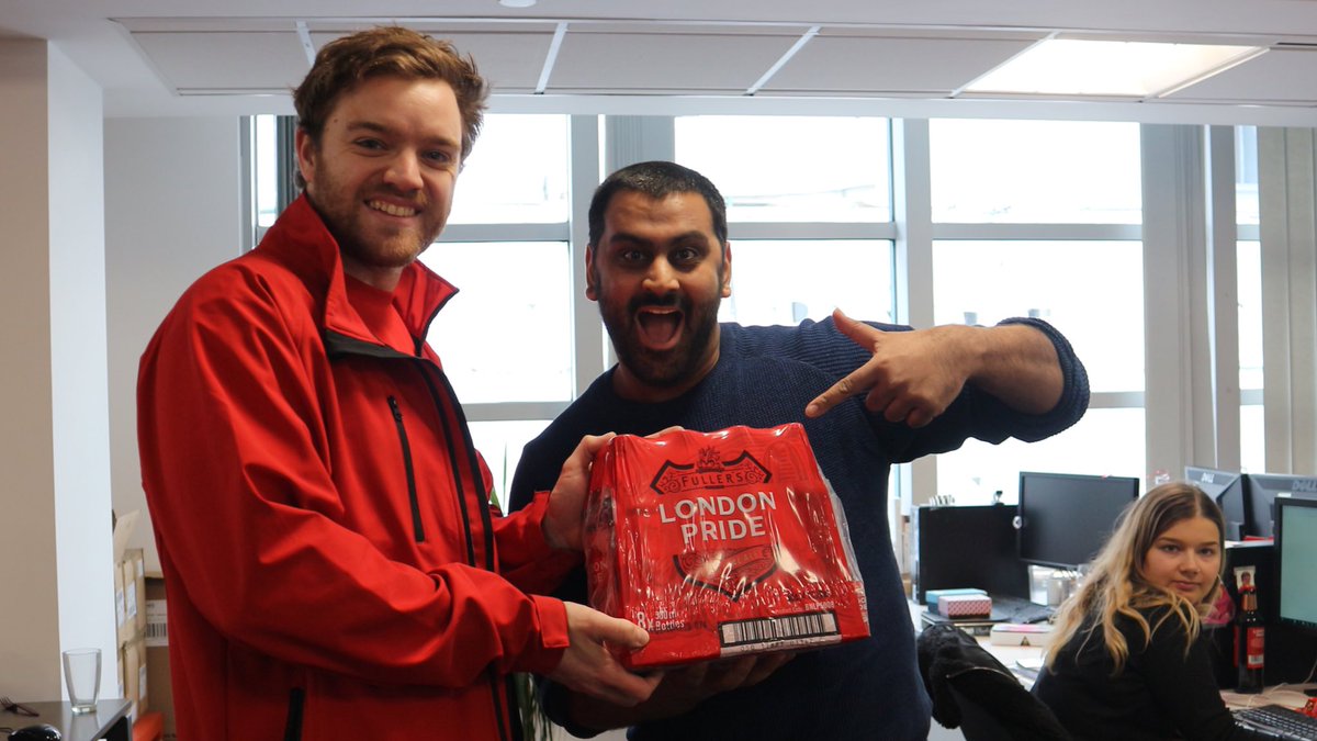 London_Pride's tweet photo. First Easter #DropOfPride of the day to @_Neelsreeldeel 🍻 https://t.co/OMUrqiZWOa