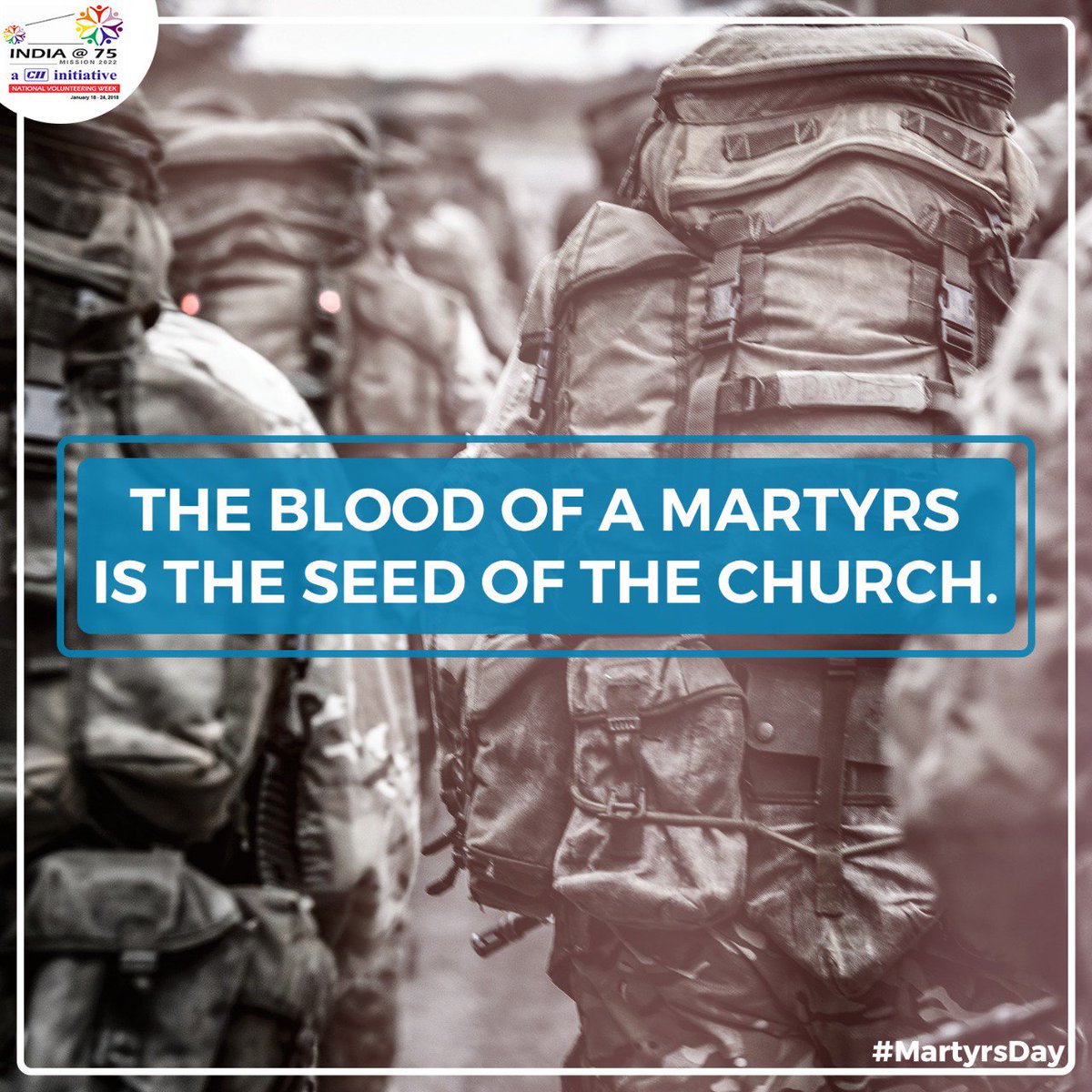 ForceProBono's tweet image. The life of a Martyr is a seed sown for the advancement of the nation and its people. Let's carry their vision ahead by contributing with a good deed, every day and consistently.

#MartyrsDay #IforIndia #Indiaat75