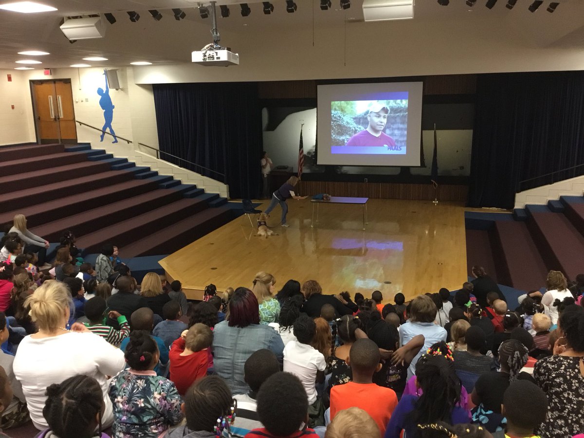 HarbisonWestEl's tweet photo. A huge thanks to @PAALSinSC for visiting our heroes on Wednesday to share about the role service dogs play in the lives of so many. #ExceptionalStudentsWeek #BeTheChange #HWES #BelieveGrowSoar @LexRich5Schools https://t.co/JcxGcsxUWu