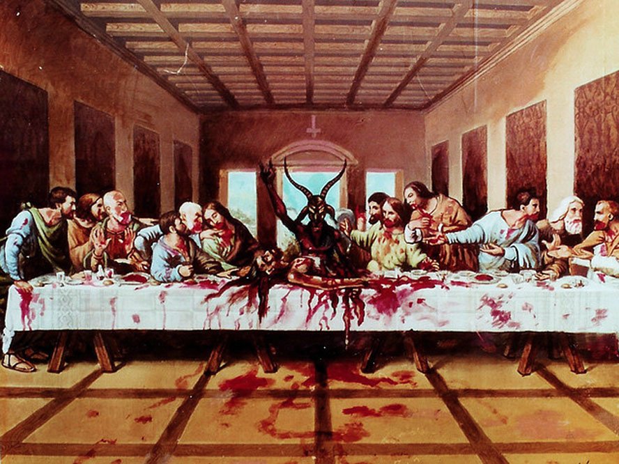 horrorlosers's tweet photo. La última cena bajo el filtro del horror. 

- Kelly Hutchison
- Grim86
- Chris Roberts
- Xtreme Jesus
#JuevesSanto #LaUltimaCena #LastSupper https://t.co/6n7h7E2ucE