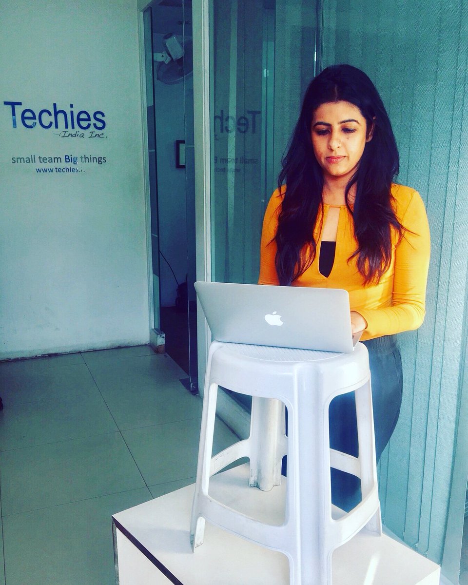 techiesindiainc's tweet photo. Because sometimes you need to break the pattern 😉 #agencylife #temporaryworkspace https://t.co/ZAKFUHgzKp