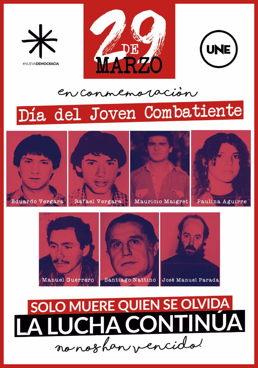 ND_Chile's tweet photo. Solo muere quien se olvida. Nosotras y nosotros no hemos olvidado. https://t.co/l0Xfcu7gnt