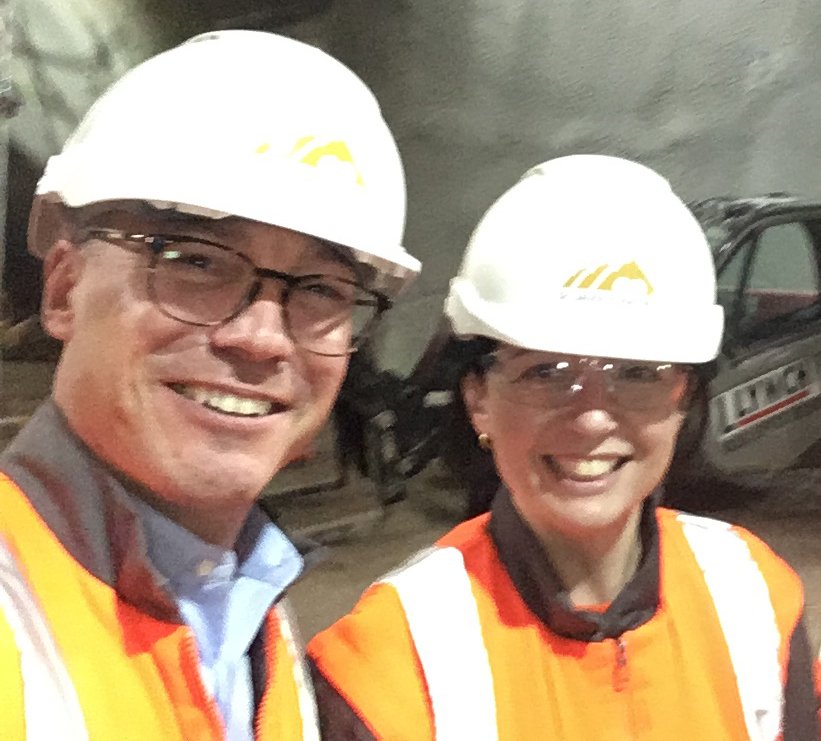 Check out our news page to read all about HR and Office Manager Emma Barnes' trip to the #bankstation capacity upgrade project goo.gl/FeAMY4 #WearAHatDay #WomenInSTEM #tunnelling