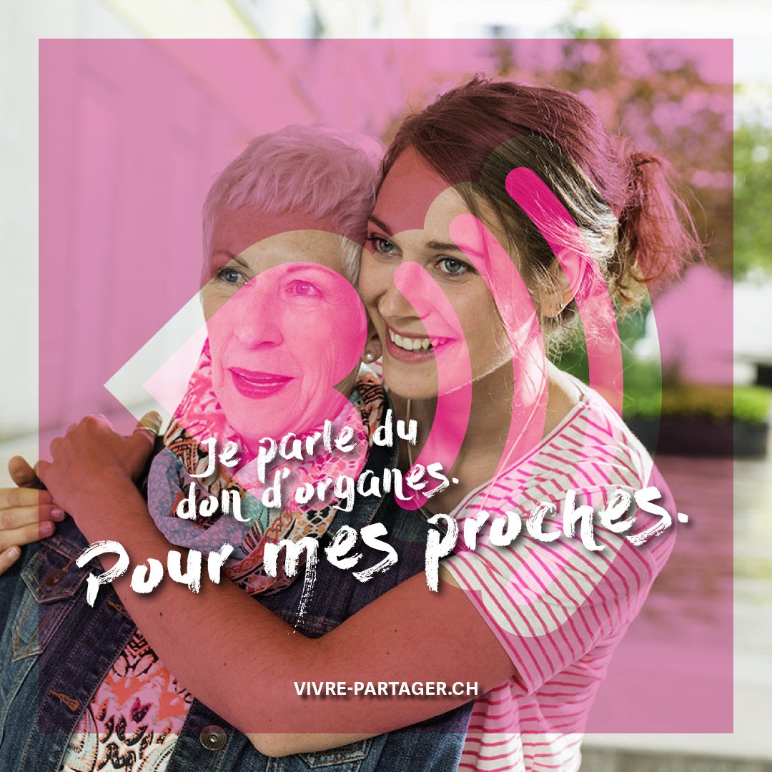 vivrepartager's tweet photo. 💓Je  parle du don d’organes. Pour mes proches. Parfois, la question du don  d’organes se pose brusquement. Heureusement, mes proches connaissent ma  volonté et peuvent prendre une décision qui respecte mon choix.
 Ce sera pour eux un soulagement au moment du deuil. https://t.co/dwAOUh4WGs