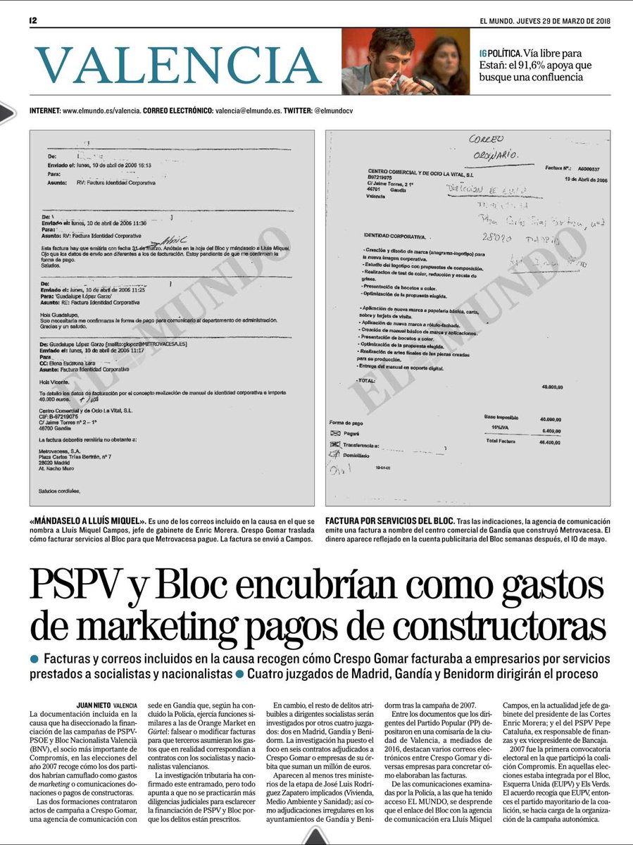 NNGGHortaSud's tweet photo. 👉🏻Eran ellos los que venían a rescatar personas por tierra,mar y aire 

👋🏻Hola, @monicaoltra a ti que tanto te gustan los platós de TV aún no te hemos visto explicar lo de #FinanciarPSOECompromis 

👉🏻Esto merece un especial en @DebatAlRojoVivo y @laSextaTV. https://t.co/bmKtrtRpp9